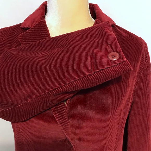 ❌SOLD❌ L.L. Bean Corduroy Blazer Jacket Women 8P - Picture 4 of 11